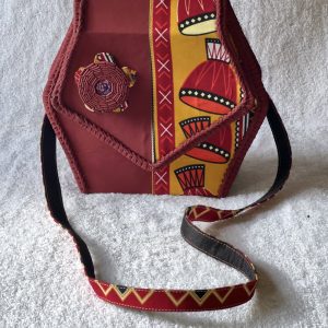 Hexagonal Drum Crossbody